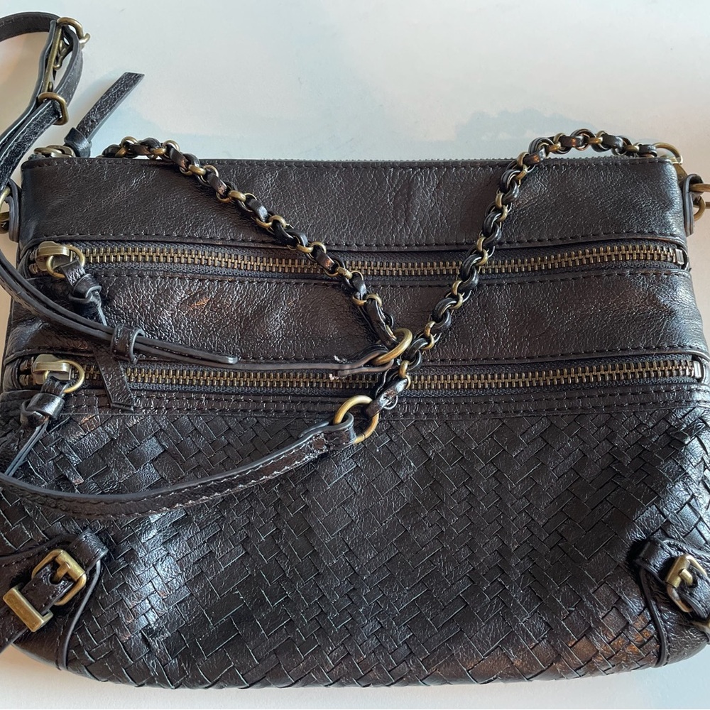 The Sak Collective Bayshore 3 Zip Clutch